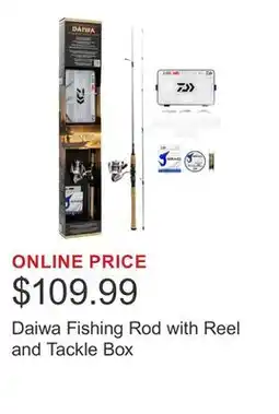 Costco Daiwa Fishing Rod with Reel and Tackle Box offer