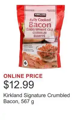 Costco Kirkland Signature Crumbled Bacon, 567 g offer