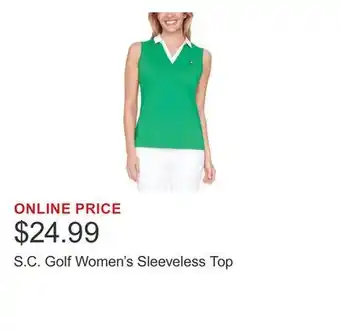 Costco S.C. Golf Women's Sleeveless Top offer