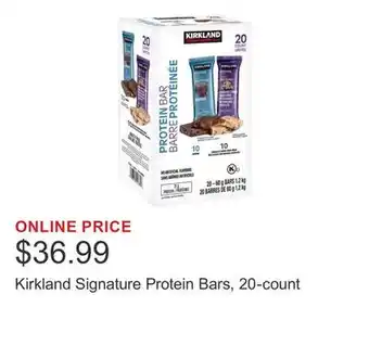 Costco Kirkland Signature Protein Bars, 20-count offer