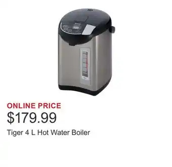 Costco Tiger 4 L Hot Water Boiler offer