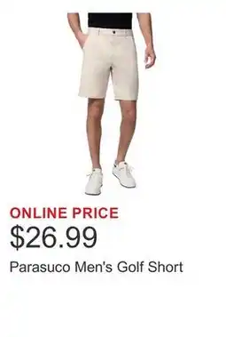 Costco Parasuco Men's Golf Short offer