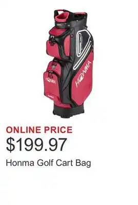 Costco Honma Golf Cart Bag offer