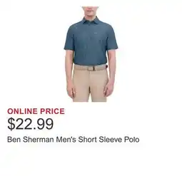 Costco Ben Sherman Men's Short Sleeve Polo offer