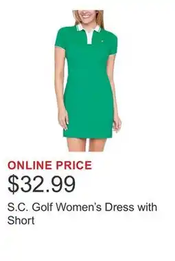 Costco S.C. Golf Women's Dress with Short offer