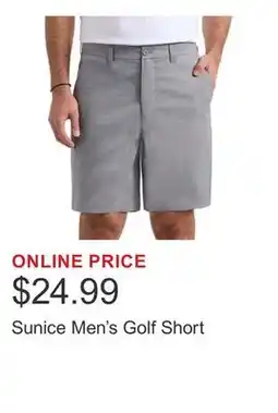 Costco Sunice Men's Golf Short offer