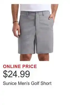 Costco Sunice Men's Golf Short offer
