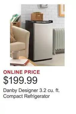 Costco Danby Designer 3.2 cu. ft. Compact Refrigerator offer
