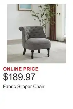 Costco Fabric Slipper Chair offer