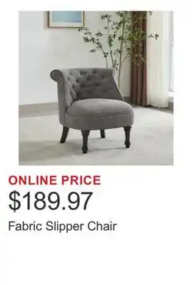 Costco Fabric Slipper Chair offer