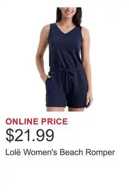 Costco Lolë Women's Beach Romper offer
