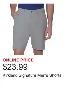 Costco Kirkland Signature Men's Shorts offer