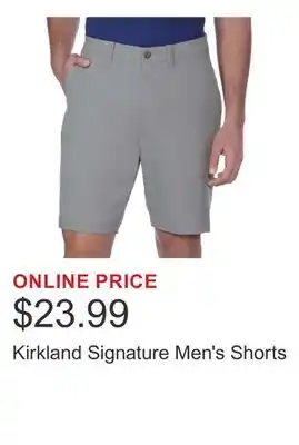 Costco Kirkland Signature Men's Shorts offer