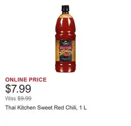 Costco Thai Kitchen Sweet Red Chili, 1 L offer