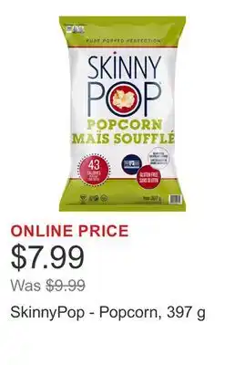 Costco SkinnyPop - Popcorn, 397 g offer