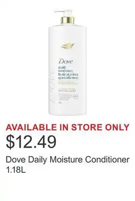 Costco Dove Daily Moisture Conditioner 1.18L offer