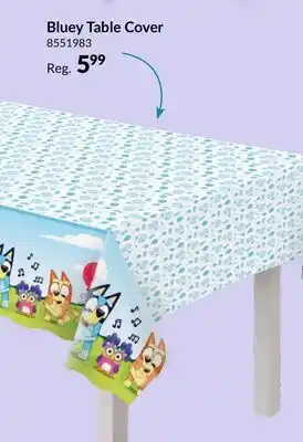 Party City Bluey Table Cover offer