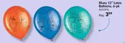 Party City Bluey 12 Latex Balloons, 6-pk offer