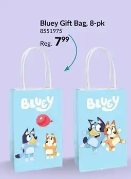 Party City Bluey Gift Bag, 8-pk offer