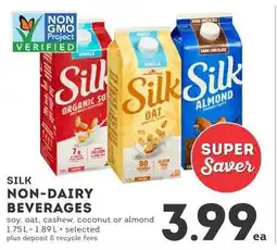 IGA Silk non-dairy beverages offer