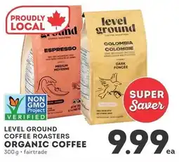 IGA Level Ground Organic coffee offer