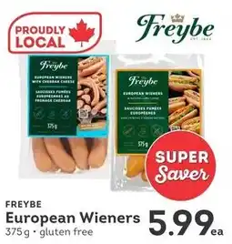 IGA FREYBE European Wieners offer