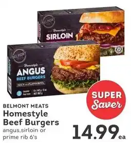 IGA Homestyle Beef Burgers offer