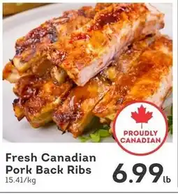 IGA Fresh Canadian Pork Back Ribs offer