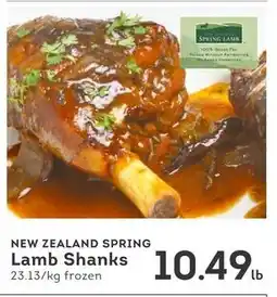 IGA New zealand spring lamb shanks offer