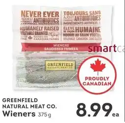 IGA Greenfield Natural Meat Co. Weiners offer