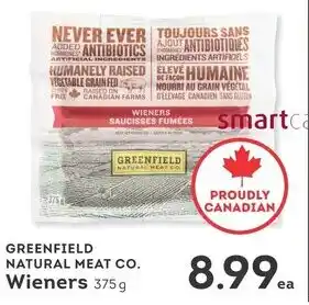 IGA Greenfield Natural Meat Co. Weiners offer
