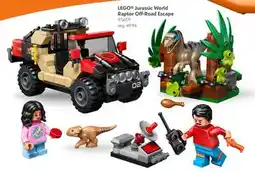 Toys R us LEGO Jurassic World Raptor Off-Road Escape offer