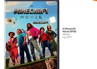 Toys R us A Minecraft Movie (DVD) offer