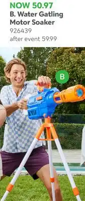 Toys R us X-Shot Water Gatling Motor Soaker offer