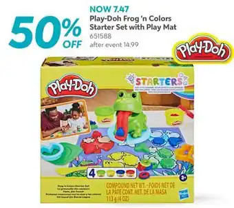 Toys R us Play-Doh Frog 'n Colors Starter Set with Play Mat offer