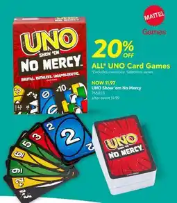 Toys R us UNO Show 'em No Mercy offer