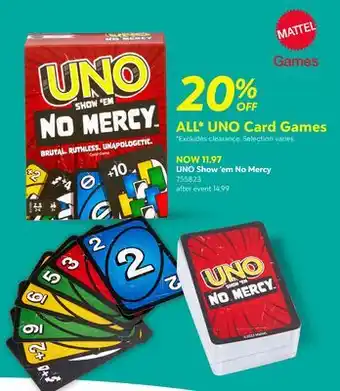 Toys R us UNO Show 'em No Mercy offer