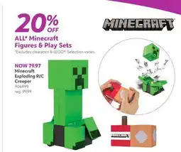 Toys R us Minecraft Exploding RC Creeper offer