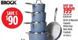 Canadian Tire Rock 10-Pc O Naturel Ceramic PFAS-Free Non-Stick Cookset offer