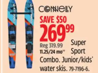 Canadian Tire Junior/kids' water skis offer