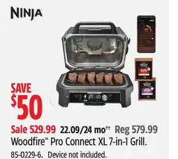 Canadian Tire Ninja Woodfire Pro Connect XL 7-in-1 Grill offer