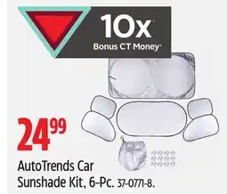 Canadian Tire AutoTrends Car Sunshade Kit, 6-Pc offer