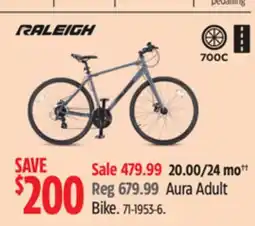 Canadian Tire Aura Adult Bike offer