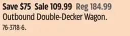 Canadian Tire Outbound Double-Decker Wagon offer