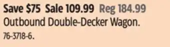 Canadian Tire Outbound Double-Decker Wagon offer