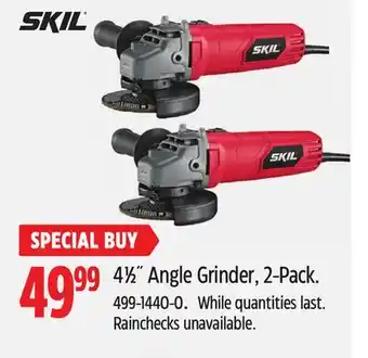 Canadian Tire Skil 41⁄2˝ Angle Grinder offer