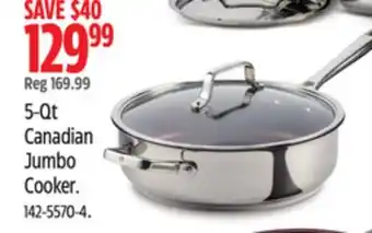 Canadian Tire 5-Qt Canadian Jumbo Cooker offer