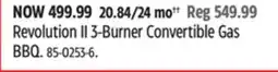 Canadian Tire Revolution II 3-Burner Convertible Gas BBQ offer