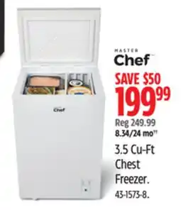 Canadian Tire 3.5 Cu-Ft Chest Freezer offer