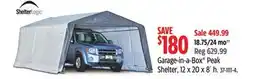 Canadian Tire ShelterLogic Garage-in-a-Box Peak Shelter offer